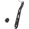 Tufgo Manico per mulinello da pesca in metallo, 135 mm, per presa elettrica, con manopola antiscivolo in EVA per mulinelli Baitcast, blu
