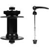Generico Mozzo for bici con freno a disco, 24/28/32 fori 8-11 velocità | Cuscinetti a sfera anteriori 2 e posteriori 4, compatibili con perno passante e QR