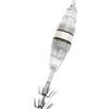 Tufgo Notte Pesca LED Lure Light 7.5cm Hooked | Forte bagliore subacqueo, attira calamari e pesci, dimensioni compatte 7,5 cm, richiede CR425 per batteria