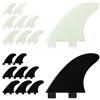 Mingzhe Pinna Set per Tavole da Surf, Fibra Rinforzata Resistente | Include 3 pinne, robusto nylon in fibra di vetro, ideale per shortboard e longboard