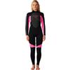 RIP CURL 2026 Donna Omega 4/3mm Back Zip Muta 17CWFS - Black/Pink
