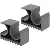 IDEANATEGRATE 2 Pezzi Clip per Tubo Bimini in Nylon, Doppio Stabilizzatore Marino | Copertura Barca e Ringhiere, Riduce il Rumore, Uso in Acqua Agitata, Accessori per Installatori