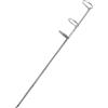 Generic Accessori di supporto per canna da pesca Strumenti da pesca Supporto per canna da pesca Supporto per canna da pesca 30/40/50 cm Supporto per asta da terra in acciaio inossidabile