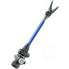 Tufgo Supporto telescopico per canna da pesca, regolabile, da 25 cm a 43 cm, clip per asta in PC, per montaggio a parete o soffitto, blu