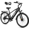 ESKUTE Bicicletta Elettrica Uomo C202-SO, 48V 17,5Ah per Adulti 26", Batteria Rimovibile, E-Bike da Città per Pendolari, Cambio 7 Velocità, 25 km/h, Autonomia fino a 110 km