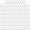Drawup Ami da pesca in acciaio al carbonio, 100 pezzi, misure 3-12 | Acciaio ad alto tenore di carbonio, ardiglione, misure 3-12, scatola da 100 pezzi, pesca al ruscello di