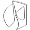 Caswynlife Supporto per cintura da tennis in acciaio inox per allenatori | Acciaio inossidabile antiruggine, presa sicura, adatta a cinghie standard, ideale per trapani, finitura argento