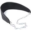 Lcarege Cintura per flessioni, 47 x 15 cm, con anello a D e catena da 88,9 cm, in nylon resistente, per esercizi e bodybuilding