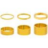 Shophubio Distanziali per cuffie CNC di precisione, 28,6 mm, finitura liscia | Costruzione in lega di alluminio, ultraleggero 35 g totali, adatto a tubi sterzo da 1-1/8 pollici, mountain bike e bici da