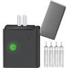 Silkwish 6 batterie ricaricabili CR 425 per galleggianti da pesca, batteria ricaricabile CR425 USB, accessori da pesca