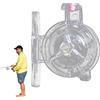 Generic Mulino girevole per acqua salata - Mulinello da pesca rotante | Mulino rotante Spin-cast Mulino | Mulino da Pesca Professionale per Uomo Regali di Pesca Accessori Modulo Sistema Dispositivo