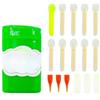 Tufgo Punta luminosa in plastica, 10 pezzi, impermeabile, colore: giallo | Corpo in plastica, impermeabile sigillato, resistente alla pioggia, colore giallo, lunga durata di conservazione