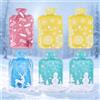 Vexnaro 6 Pezzi Scaldamani Riutilizzabili, Cuscinetti Riscaldanti Istantanei in Gel, Calore per 2-4 Ore, Riattivabili in Acqua Bollente, 12 × 8 cm, per Inverno, Viaggi e Regali di Natale