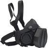RASPIO Maschera Respiratoria Tattica, Maschera Antigas a Mezza Faccia, Filtro Sostituibile per Attrezzature Militari da Caccia, Airsoft, Paintball e CS