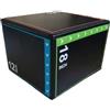 Tufgo Plyo Box 3 in 1 in schiuma morbida per allenamento a casa e palestra (30 x | 3 livelli di altezza, nucleo ammortizzante, PVC antiscivolo per superficie, atterraggio sicuro, essenziale per la palestra di