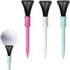 Generic Tee da golf 3 pezzi Mesh Design Base Riduce l'attrito | Allenamento di golf per uomini donne golfisti pratica bambini casa indoor papà