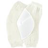 ECMQS Ginocchiera in cotone lavorato a maglia con imbottitura in spugna | Ginocchiera imbottita in spugna traspirante per calcio, tennis, badminton, palestra, allenamento, atletica