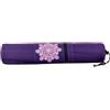 CAQYPVH Borsa Porta Tappetino in Tela, Zaino Portaoggetti con Tracolla Regolabile, Resistente all'Usura, Portatile, Adatta per Donne, Palestra, Viagg, Viola