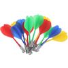 MOBUTOFU 12 Pezzi Freccette Magnetiche di Ricambio, Gioco Sicuro Leggero | Metallo e Plastica, Superfici Arrotondate e Finitura Liscia, per Famiglie, Giovani, Aula