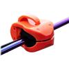 Tufgo Clip per canna da pesca da 5 cm, 2 pezzi, materiale ABS leggero | Gomma morbida antigraffio, protegge la finitura dell'asta, si adatta a varie dimensioni, spiaggia e riva