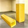 Generic Imbottitura autoadesiva per pali da basket, protezione di sicurezza migliorata per parcheggi e campi da golf, colore giallo, 15,2 x 15,2 cm, ideale per impianti sportivi e giochi all'aperto