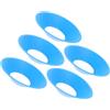 MAGICLULU 5 Pezzi Supporto da Calcio Robusto per Espositore Domestico, Blu PE | Base per Pallone Ufficiale, Uso Casa e Vetrina, Multiuso, Adatto a Collezioni Sportive e Ordine Visivo