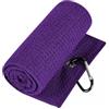 SunsoilGiant 3X Asciugamano da Golf Asciugamano per Mazze da Golf Buono Assorbente con Clip di Supporto Accessorio da Golf Comodo Asciugamano per La Pulizia delle, 4 Pezzi