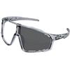 Generic Occhiali da sole da ciclismo fotocromatici UV400 montatura PC 37,4 g | Lenti fotocromatiche regolabili, telaio resistente agli urti, custodia rigida, protezione da vento e polvere