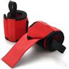 Tufgo Cinghie da polso in poliestere 60 cm traspirante palestra Gear (rosso) | Elastico resistente, massima stabilità del polso, previene l'iperestensione, ideale per squat pesanti e panca