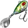 Tufgo Pesante 14g Affondamento per Esca Vib per Pesca Luccio Pesante 14g | per 3g leggero, rotante spinner per flash, occhi realistici 3D, forte amo acuto, ideale per trote