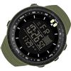 POENVFPO Orologio Sportivo Elettronico, WR50M Impermeabile con Luce | Orologio Digitale con Cinturino in caucciù a Sgancio Rapido, Cassa in ABS, Retro in Acciaio Inossidabile, Sveglia e Display