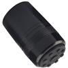 Tufgo Alluminio Canna Da Pesca Punta Protector 14-37.5mm Nero | Costruzione in lega di alluminio, resistente ai graffi, adatta per aste da 14-37,5 mm, finitura nera, resistente all'aperto