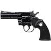 KIMAR |Replica Revolver Colt Phython 4' |Cal. 380 | Scacciacani Pistola a Salve | Top Firing | Azione Singola e Doppia |Caricatore a Tamburo |Nera
