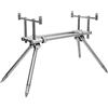 Delphin RPX Stalk, Rodpod, supporto per canna da pesca, argento, 75 x 66 cm