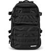 MAGENDA. QUICK Zaino Tattico Militare 25 L con Sistema Molle, Nero | Assault backpack 20-25 litri in poliestere 800D, vano porta PC, 4 scomparti con zip, cinghie di compressione e pannello patch