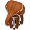 Generico KIT ACCESSORI BICI SELLA COMFORT E PEDALI MARRONI CITY BIKE OLANDA PASSEGGIO