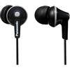 Panasonic RP-HJE125E-K cuffia e auricolare Cuffie Cablato In-ear MUSICA Nero