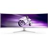 Philips Evnia 8000 49M2C8900L/00 Monitor PC 124,2 cm (48.9) 5120 x 1440 Pixel Dual QHD QD-OLED Bianco