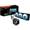 GIGABYTE EAGLE 360 Sistema di Raffreddamento a Liquido per CPU - 3x120mm Ventole ARGB, display LCD a colori, DAISY-CHAIN,