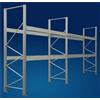 Italfrom SCAFFALATURA INDUSTRIALE PORTAPALLET LUNGHEZZA 14,20 METRI , ALTEZZA 350 cm PROF.100 cm CON 2 LIVELLI DI CARICO - Portata pesante