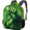 Avengers Marvel Avengers Hulk - Zaino 3D 31cm per l'asilo o il tempo libero