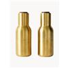 Audo Copenhagen Macinasale e pepe con coperchio in legno di noce Bottle Grinder - Oro