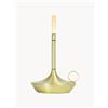 Graypants Lampada da tavolo portatile a LED con luce regolabile Wick - Oro