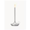 Graypants Lampada da tavolo portatile a LED con luce regolabile Wick - Argento