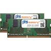 PHS memory Kit di memoria RAM phs da 8 GB (2x4 GB), compatibile con i portatili Fujitsu Lifebook U7510, tipo DDR4 SO DIMM, velocità 2666MHz