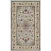 Pierre Tappeti Coppia Tappeti orientali classici TABRIZ GRIGIO in ciniglia multiuso lavabili antiscivolo cm.65x110 (Set 2 pezzi)