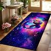 CERYUEE Galaxy Game Area Tappeto Musica Cuffie Tappeto Colorato Tappeto Antiscivolo Tappeto Zerbino per Soggiorno Camera da Letto Appartamento Dormitorio Zerbino 200,7 x 99,1 cm
