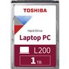 Toshiba L200 (1 TB, 2.5"), Disco rigido