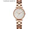 Hannah Martin Famoso orologio da donna di marca designer britannico movimento giapponese originale orologio da polso da donna in pelle con strass di lusso Reloj Mujer