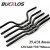 BUCKLOS Mountain Bike Manubrio 31.8mm 25.4mm Bicicletta Riser Bar 620/660/720/780mm In Lega di Alluminio MTB Manubrio Parti di Ciclismo